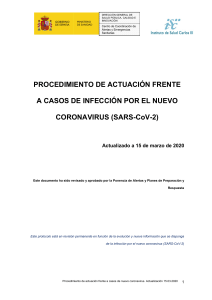 Procedimiento COVID 19
