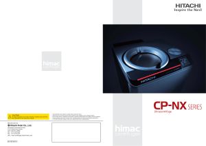 Catálogo-Ultracentrífugas-Hitachi-CP-NX