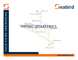 isometricos de piping  - Presentacion