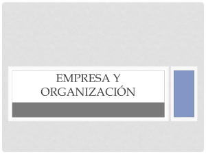 Empresa y Organizacion