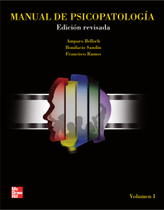 Manual de Psicopatolog&iacute;a: Volumen I - Edici&oacute;n Revisada