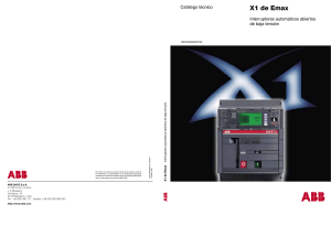 automatico ABB sace EMAX x1 manual