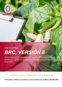Norma Mundial BRC Seguridad Alimentaria version8 rev VF