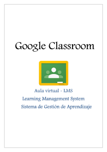 Manual Google Classroom