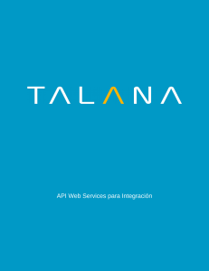 Web Services Talana