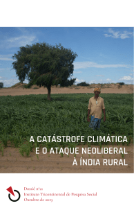 A catástrofe climática e o ataque neoliberal en Índia Rural