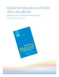 Guía APA 6ta edición