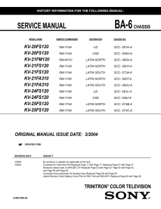 10348 Chassis BA-6 Ver.4 Manual de servicio