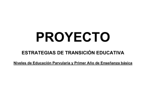 Proyecto de E.T.E KINDER-PRIMERO BÁSICO