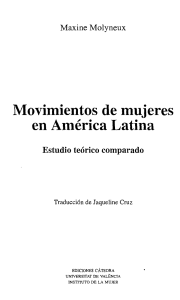 Molyneux Maxine Género y ciudadanía en América Latina