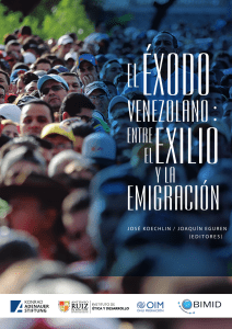 El éxodo venezolano: entre el exilio y la emigración%0AColección OBIMID, volumen N. o 4