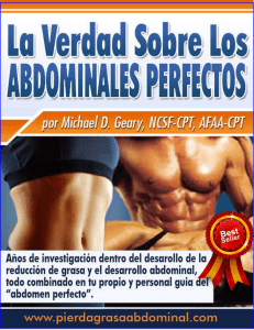 LA VERDAD SOBRE LOS ABDOMINALES PERFECTOS PDF GRATIS