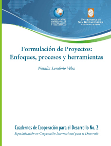 3. Formulación de proyectos Enfoques,  procesos y herramientas (pág. 25-38)