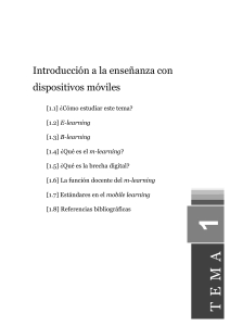 Tema 1. Introducción a la enseñanza con dispositivos móvles