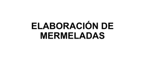 ELABORACIÓN DE MERMELADAS
