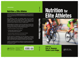 Nutrition for Elite Athletes