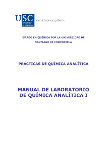 Manual prcticas Qumica Analtica I