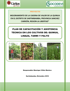 Plan de capacitacitación y asistencia técnica SOCODEVI Sartimbamba