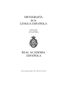 Ortografia Real academia española