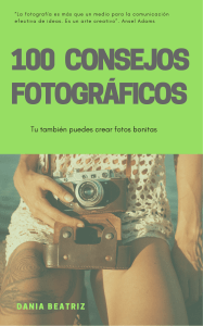 100 Consejos Fotográficos