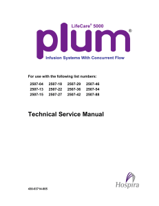 Lifecare-5000-Plum-1.6-Infusion-Pump-Service-Manual