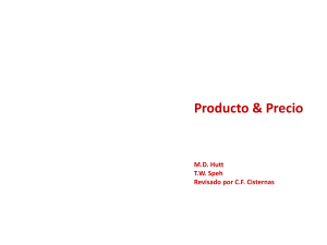 Producto y Precio I