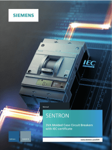 Siemens 3VA manual molded case circuit breakers en en-US