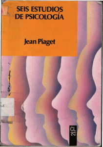 Jean Piaget - Seis estudios de Psicologia