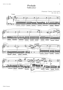 Chopin Prelude