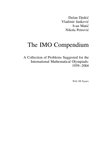 IMO-Compendium (olimpiadas matemáticas internacionales)