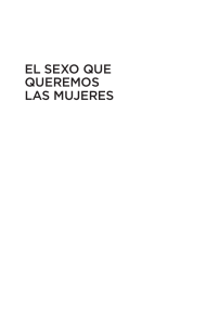 El sexo que quiere las mujeres