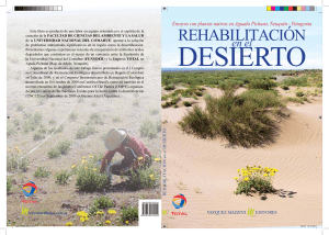 Rehabilitacion en el desierto