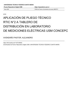 pliego técnico RTIC N°02 UTFSM