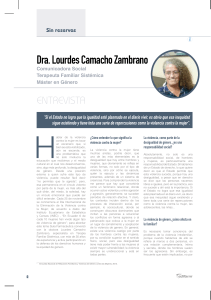 Entrevista a Lourdes Camacho Zambrano VIOLENCIA CONTRA LA MUJER