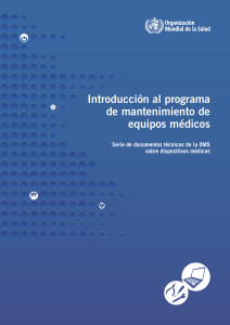 Introducción al Programa de Mantenimiento de Equipos Médicos