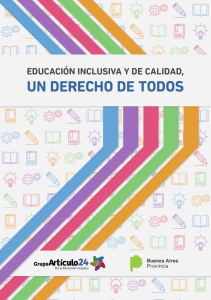 EDUCACION INCLUSIVA Y DE CALIDAD