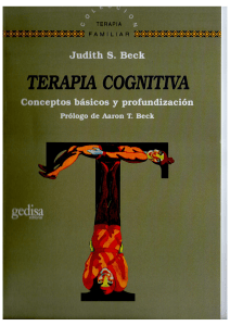 Judith Beck - Terapia Cognitiva Concepto