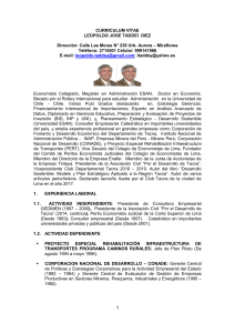 Curriculum Vitae Leopoldo José Taddei Diez (1)