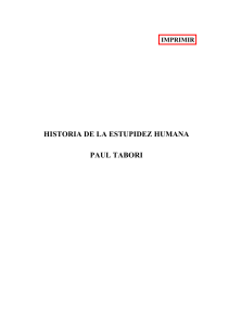 Paul Tabori - Historia de la estupidez humana