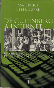 BRIGGS y BURKE 2002 De Gutenberg a Internet