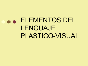 elementos del lenguaje plastico visual