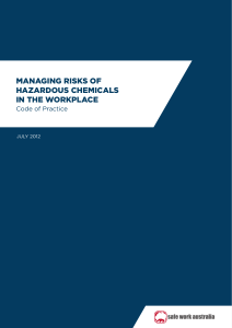 Managing Risks of Hazardous Chemicals