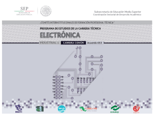Programa de Estudios Electronica