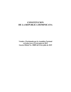 Constitución Dominicana 2015 (1)