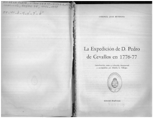 La Expedición de Don Pedro de Cevallos - Beverina