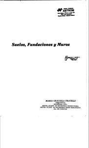 Suelos, Fundaciones y Muros Maria Graciela Fratelli