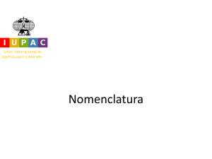 nomenclatura IUPAC