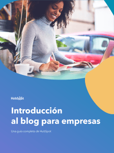 HubSpot Ebook Introducción Al Blog Para Empresas