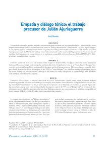 Empatía y diálogo tónico: el trabajo precursor de Julián Ajuriagerra. Guimon-Jose-15