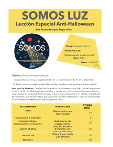 SOMOS LUZ - Lección Especial Anti-Halloween -Mayra Alfaro-